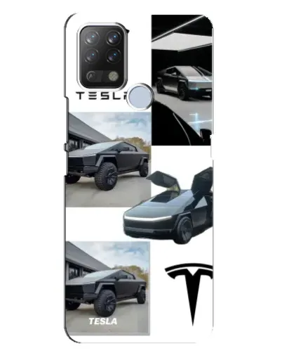 Чехол для TECNO Pova с картинкой «Коллаж Cybertruck Tesla» Чехол для TECNO Pova с картинкой «Коллаж Cybertruck Tesla»
