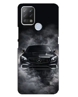 Чехол для TECNO Pova с картинкой «Mercedes в дыму» Чехол для TECNO Pova с картинкой «Mercedes в дыму»