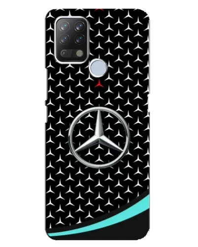 Чехол для TECNO Pova с картинкой «Mercedes — бирюзовый акцент» Чехол для TECNO Pova с картинкой «Mercedes — бирюзовый акцент»