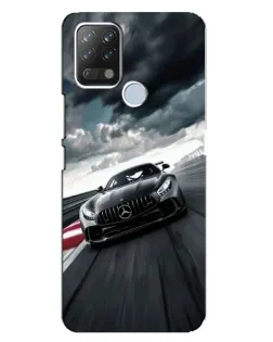 Чехол для TECNO Pova с картинкой «Гоночный Mercedes AMG» Чехол для TECNO Pova с картинкой «Гоночный Mercedes AMG»
