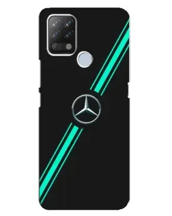 Чехол для TECNO Pova с картинкой «Спортивные линии Mercedes» Чехол для TECNO Pova с картинкой «Спортивные линии Mercedes»