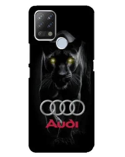 Чехол для TECNO Pova с картинкой «Пантера и Audi» Чехол для TECNO Pova с картинкой «Пантера и Audi»