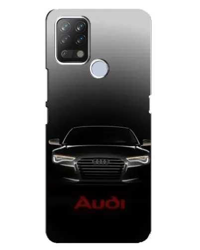 Чехол для TECNO Pova с картинкой «Audi — градиентный контур» Чехол для TECNO Pova с картинкой «Audi — градиентный контур»