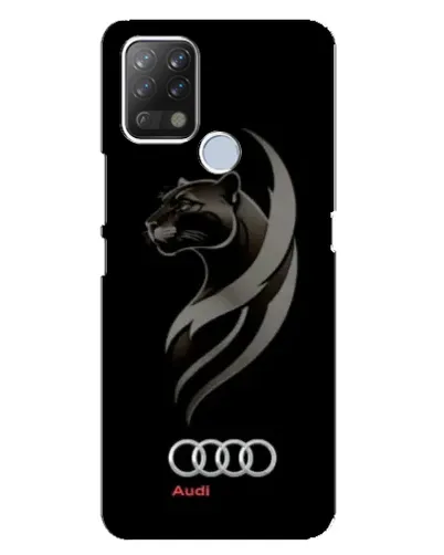 Чехол для TECNO Pova с картинкой «Графика — пантера и Audi» Чехол для TECNO Pova с картинкой «Графика — пантера и Audi»