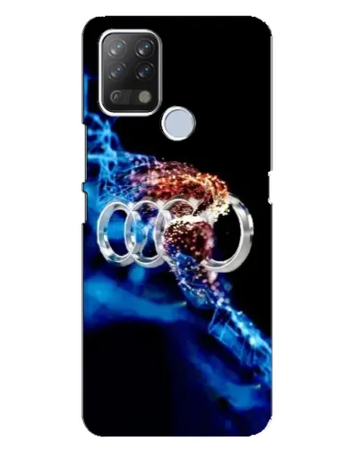 Чехол для TECNO Pova с картинкой «Энергия лого Audi» Чехол для TECNO Pova с картинкой «Энергия лого Audi»