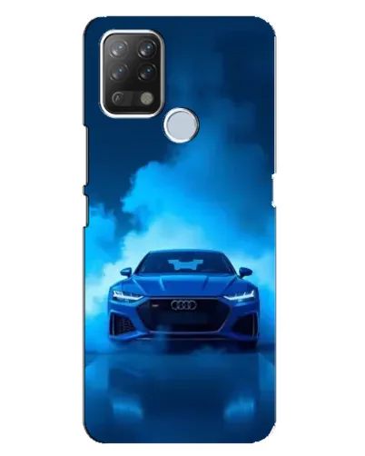 Чехол для TECNO Pova с картинкой «Audi — голубая энергия» Чехол для TECNO Pova с картинкой «Audi — голубая энергия»