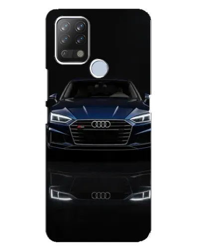 Чехол для TECNO Pova с картинкой «Audi — ночное отражение» Чехол для TECNO Pova с картинкой «Audi — ночное отражение»