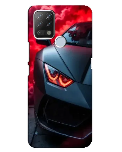Чохол для TECNO Pova з картинкою «Lamborghini червоне сяйво»