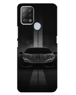 Чохол для TECNO Pova з картинкою «Lamborghini симетрія доріг»