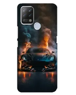Чохол для TECNO Pova з картинкою «Lamborghini димна естетика»