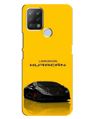 Чохол для TECNO Pova з картинкою «Lamborghini Huracan чорний»