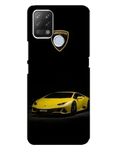 Чохол для TECNO Pova з картинкою «Lamborghini жовтий акцент»