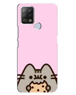 Чохол для TECNO Pova з картинкою «Pusheen та печиво» Чохол для TECNO Pova з картинкою «Pusheen та печиво»