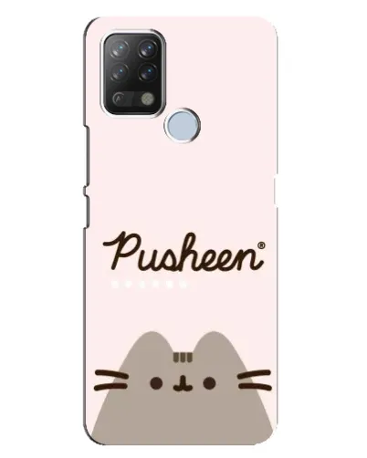 Чохол для TECNO Pova з картинкою «Pusheen логотип» Чохол для TECNO Pova з картинкою «Pusheen логотип»