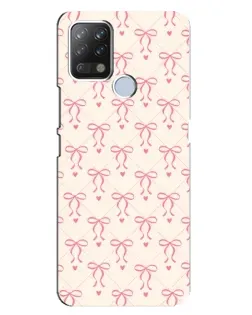 Чохол для TECNO Pova з картинкою «Рожеві бантики Coquette»