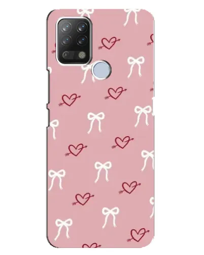 Чохол для TECNO Pova з картинкою «Серця та банти» Чохол для TECNO Pova з картинкою «Серця та банти»