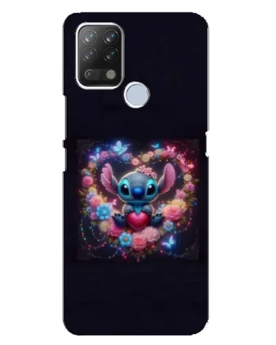 Чохол для TECNO Pova з картинкою «Stitch у квітах» Чохол для TECNO Pova з картинкою «Stitch у квітах»