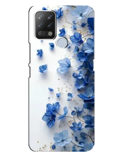 Чохол для TECNO Pova з картинкою «Блакитний квітковий каскад» Чохол для TECNO Pova з картинкою «Блакитний квітковий каскад»