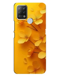 Чохол для TECNO Pova з картинкою «Золоті пелюстки»