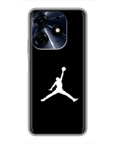Чехол для TECNO Spark 10 Pro с картинкой «Jordan Silhouette» Чехол для TECNO Spark 10 Pro с картинкой «Jordan Silhouette»