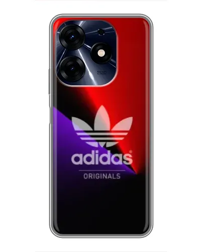 Чехол для TECNO Spark 10 Pro с картинкой «Adidas Red Neon» Чехол для TECNO Spark 10 Pro с картинкой «Adidas Red Neon»
