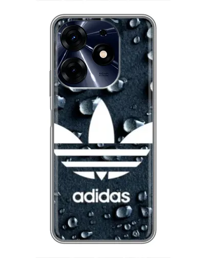 Чехол для TECNO Spark 10 Pro с картинкой «Adidas Trefoil Blue» Чехол для TECNO Spark 10 Pro с картинкой «Adidas Trefoil Blue»