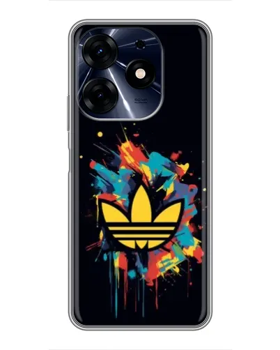 Чехол для TECNO Spark 10 Pro с картинкой «Adidas Splash» Чехол для TECNO Spark 10 Pro с картинкой «Adidas Splash»