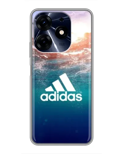 Чехол для TECNO Spark 10 Pro с картинкой «Океанская глубина адидас» Чехол для TECNO Spark 10 Pro с картинкой «Океанская глубина адидас»