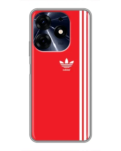 Чехол для TECNO Spark 10 Pro с картинкой «Красный минимализм Adidas» Чехол для TECNO Spark 10 Pro с картинкой «Красный минимализм Adidas»