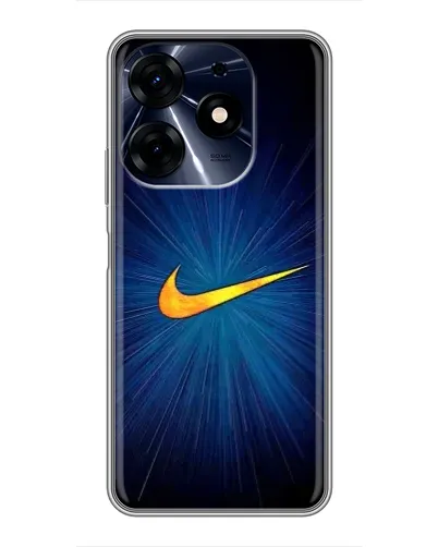 Чехол для TECNO Spark 10 Pro с картинкой «Синий пульс Nike» Чехол для TECNO Spark 10 Pro с картинкой «Синий пульс Nike»