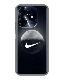 Чехол для TECNO Spark 10 Pro с картинкой «Nike в стиле граффити»
