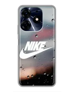 Чехол для TECNO Spark 10 Pro с картинкой «Nike в стиле ретро»