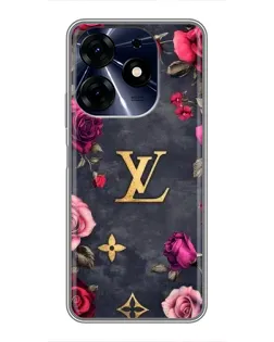 Чехол для TECNO Spark 10 Pro с картинкой «Цветочный Louis Vuitton» Чехол для TECNO Spark 10 Pro с картинкой «Цветочный Louis Vuitton»