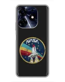 Чехол для TECNO Spark 10 Pro с картинкой «NASA — эмблема миссии» Чехол для TECNO Spark 10 Pro с картинкой «NASA — эмблема миссии»