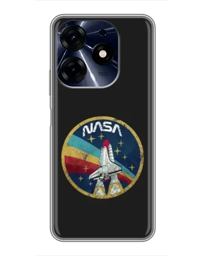 Чехол для TECNO Spark 10 Pro с картинкой «NASA — эмблема миссии» Чехол для TECNO Spark 10 Pro с картинкой «NASA — эмблема миссии»