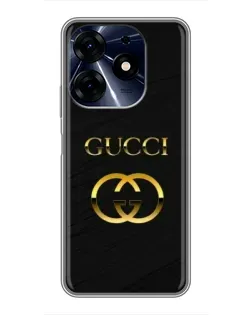 Чехол для TECNO Spark 10 Pro с картинкой «Золотой логотип Gucci» Чехол для TECNO Spark 10 Pro с картинкой «Золотой логотип Gucci»