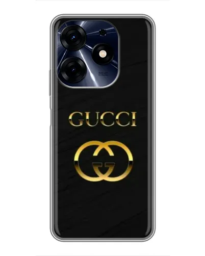 Чехол для TECNO Spark 10 Pro с картинкой «Золотой логотип Gucci» Чехол для TECNO Spark 10 Pro с картинкой «Золотой логотип Gucci»
