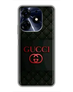 Чехол для TECNO Spark 10 Pro с картинкой «Gucci — стеганый черный» Чехол для TECNO Spark 10 Pro с картинкой «Gucci — стеганый черный»