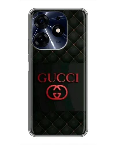 Чехол для TECNO Spark 10 Pro с картинкой «Gucci — стеганый черный» Чехол для TECNO Spark 10 Pro с картинкой «Gucci — стеганый черный»