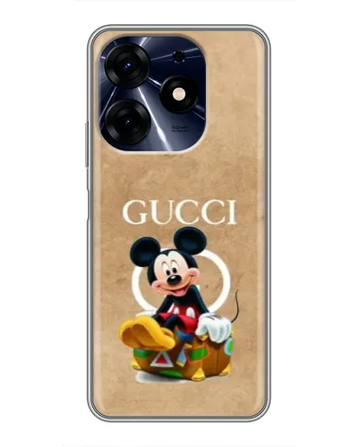 Чехол для TECNO Spark 10 Pro с картинкой «Микки Маус Gucci — крафт» Чехол для TECNO Spark 10 Pro с картинкой «Микки Маус Gucci — крафт»