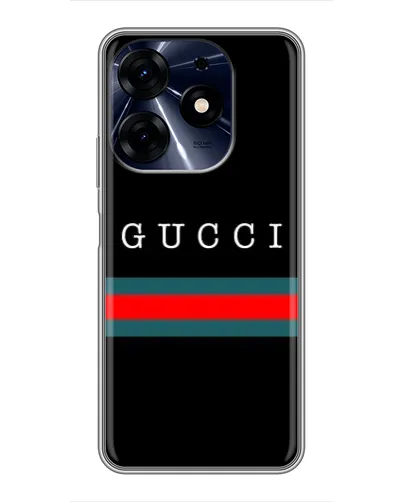 Чехол для TECNO Spark 10 Pro с картинкой «Gucci — красный пояс» Чехол для TECNO Spark 10 Pro с картинкой «Gucci — красный пояс»