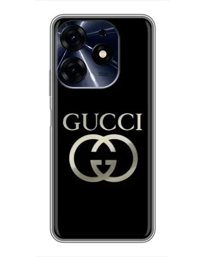 Чехол для TECNO Spark 10 Pro с картинкой «Gucci — золото на черном» Чехол для TECNO Spark 10 Pro с картинкой «Gucci — золото на черном»