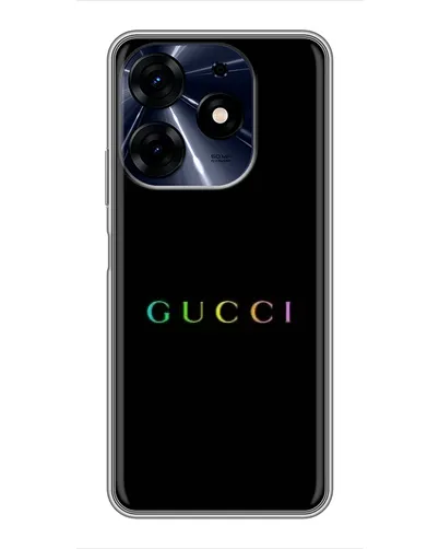 Чехол для TECNO Spark 10 Pro с картинкой «Gucci — неоновый минимализм» Чехол для TECNO Spark 10 Pro с картинкой «Gucci — неоновый минимализм»