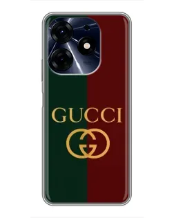 Чехол для TECNO Spark 10 Pro с картинкой «Gucci — темно-зеленый градиент» Чехол для TECNO Spark 10 Pro с картинкой «Gucci — темно-зеленый градиент»