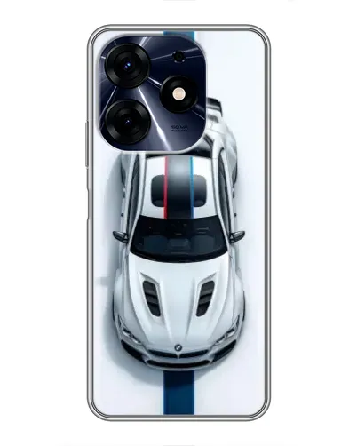 Чехол для TECNO Spark 10 Pro с картинкой «Вид сверху — BMW M»