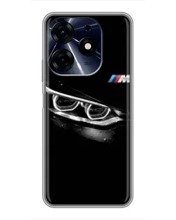 Чехол для TECNO Spark 10 Pro с картинкой «BMW — взгляд тигра»