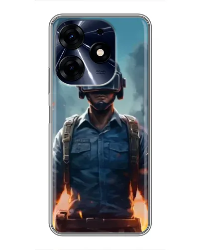 Чехол для TECNO Spark 10 Pro с картинкой «PUBG — реалистичный герой» Чехол для TECNO Spark 10 Pro с картинкой «PUBG — реалистичный герой»
