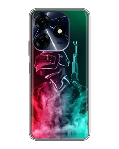 Чехол для TECNO Spark 10 Pro с картинкой «PUBG — огненный воин» Чехол для TECNO Spark 10 Pro с картинкой «PUBG — огненный воин»