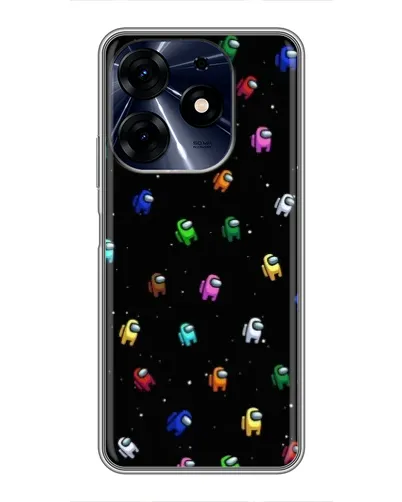 Чехол для TECNO Spark 10 Pro с картинкой «Экипаж Among Us»