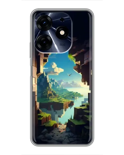 Чехол для TECNO Spark 10 Pro с картинкой «Вид из пещеры»